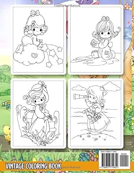 Sweet angel vintage coloring book charming and playful coloring pages featuring delightful artwork for kids and adults fun creativity tyrone le books