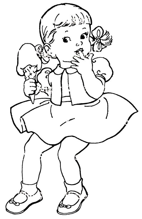 Redwork vintage coloring books coloring pages baby coloring pages