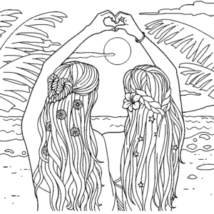 Bff coloring pages printable for free download