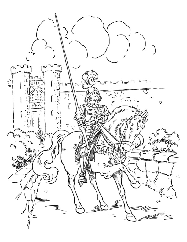 Castle coloring pages