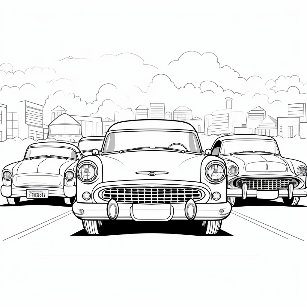 Cars coloring pages