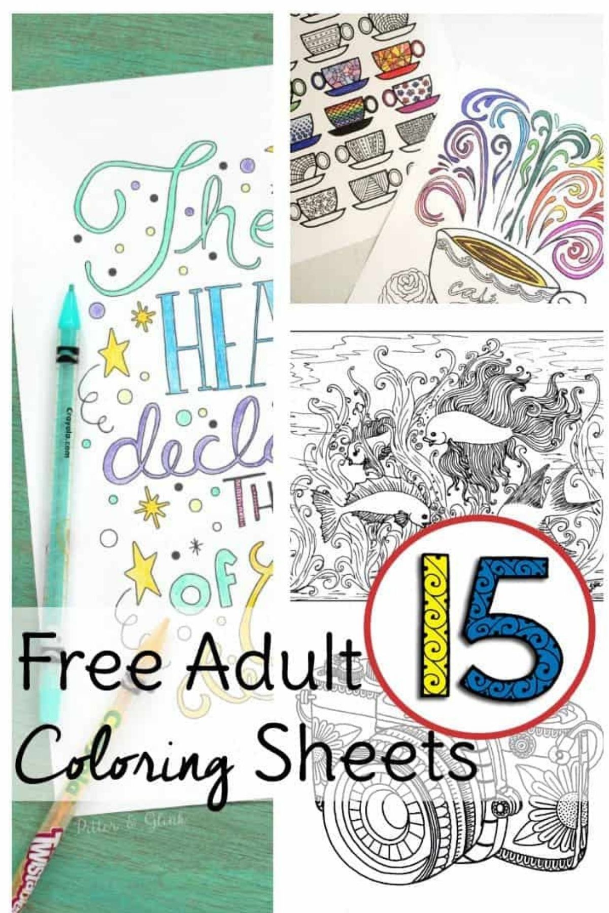 Printable adult coloring pages