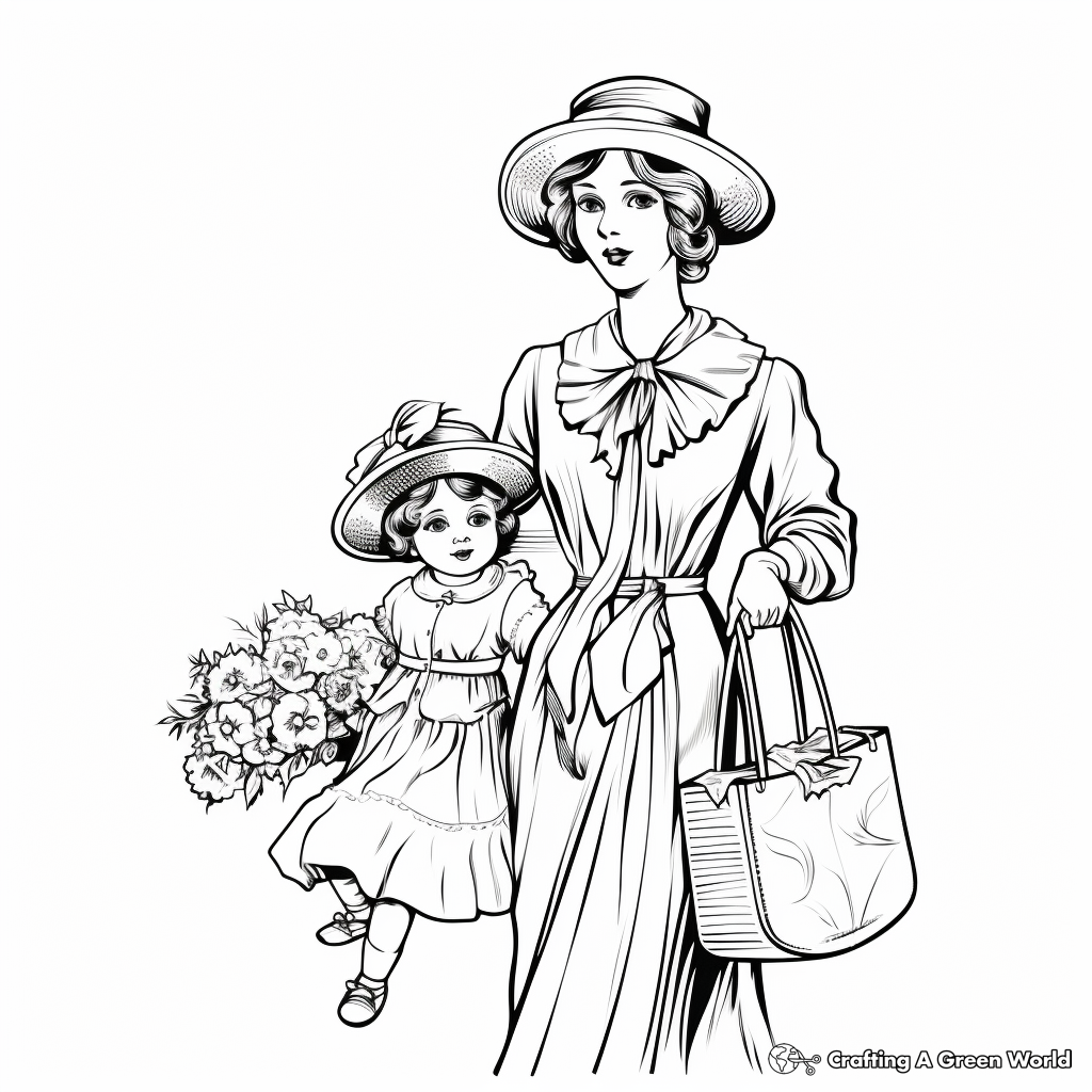 Fashion coloring pages