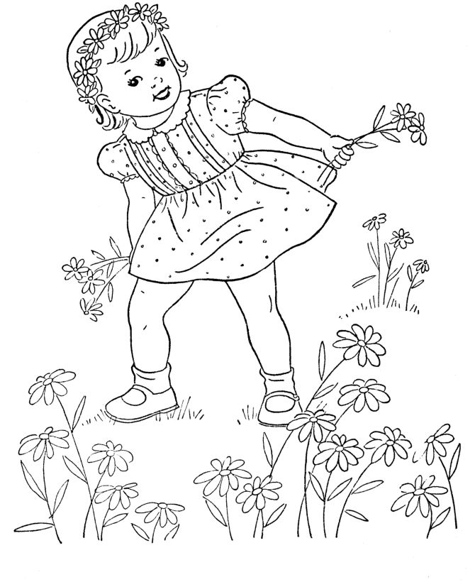 Bluebonkers girl coloring pages