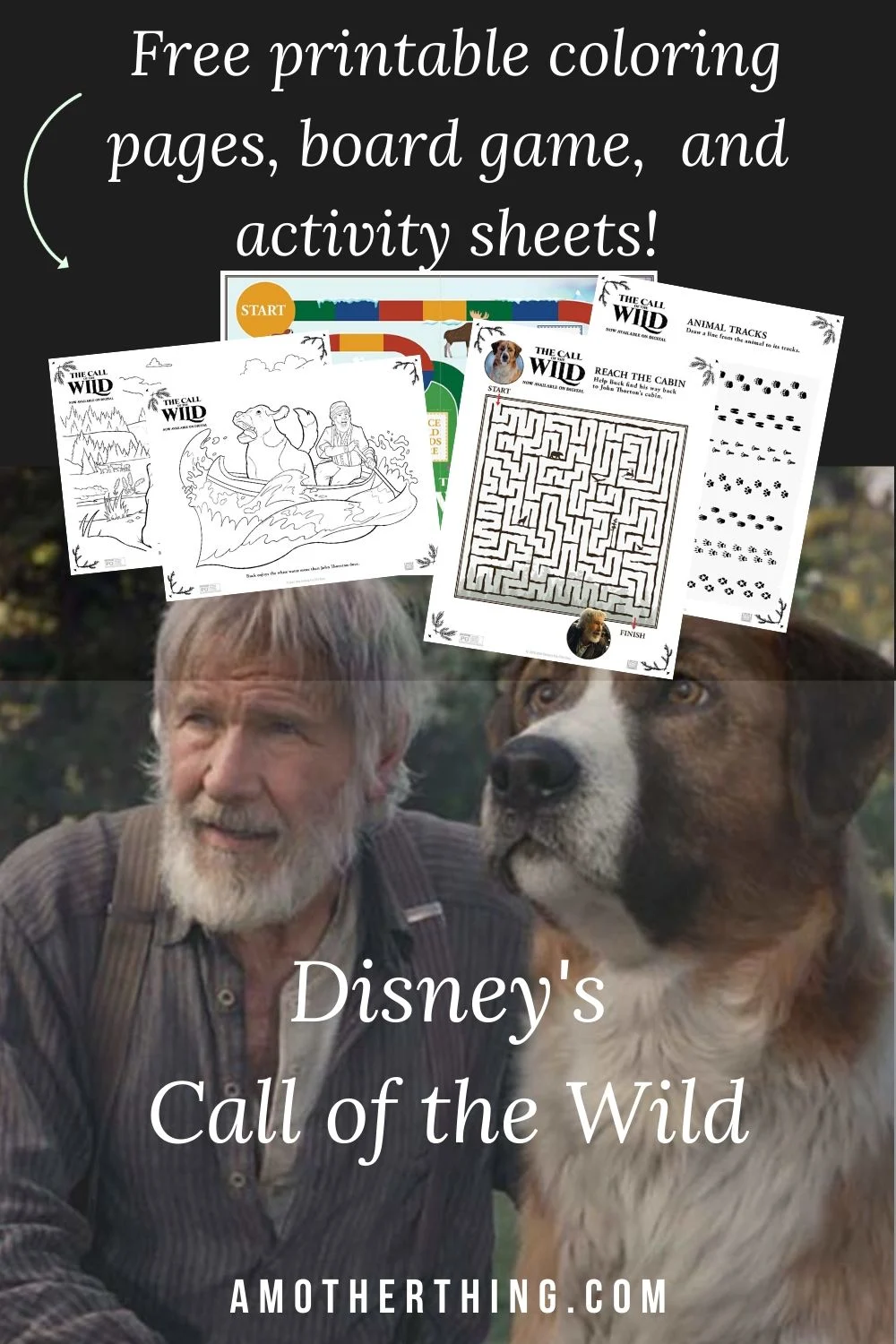 Disney call of the wild printable coloring pages and activities