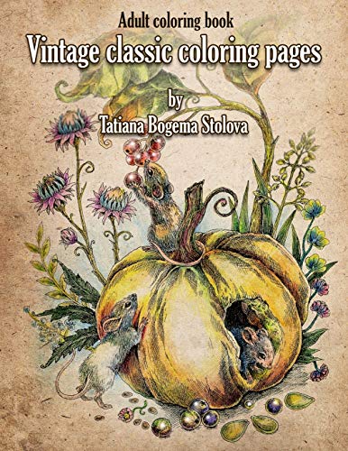Vintage classic loring pages adult loring book relaxing loring pages stress relieving designs people animals flowers fairies and more