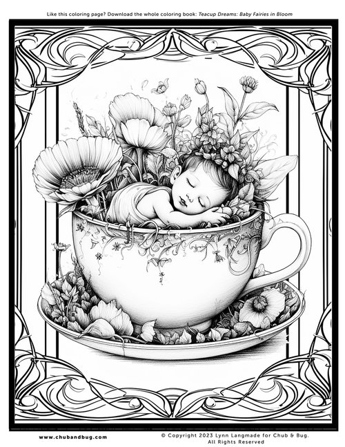 Free coloring pages â chub and bug illustration wall art and school supplies for kids and babies