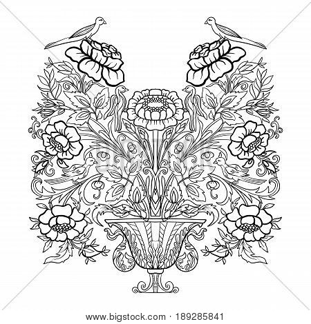 Outline vintage vector photo free trial bigstock