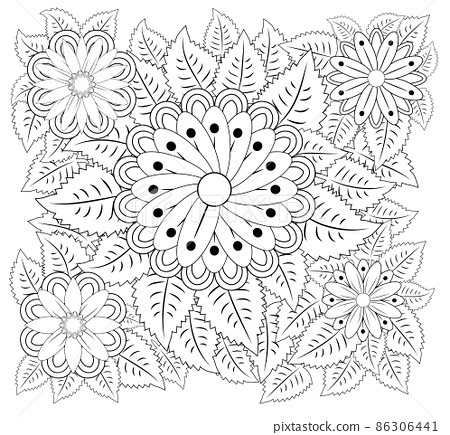 Coloring book for adult and older children