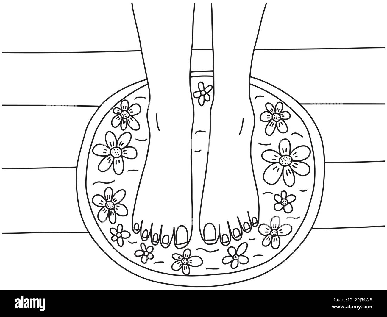 Footbath black and white stock photos images