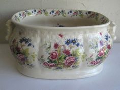Foot bathes ideas foot bath blue and white china antiques