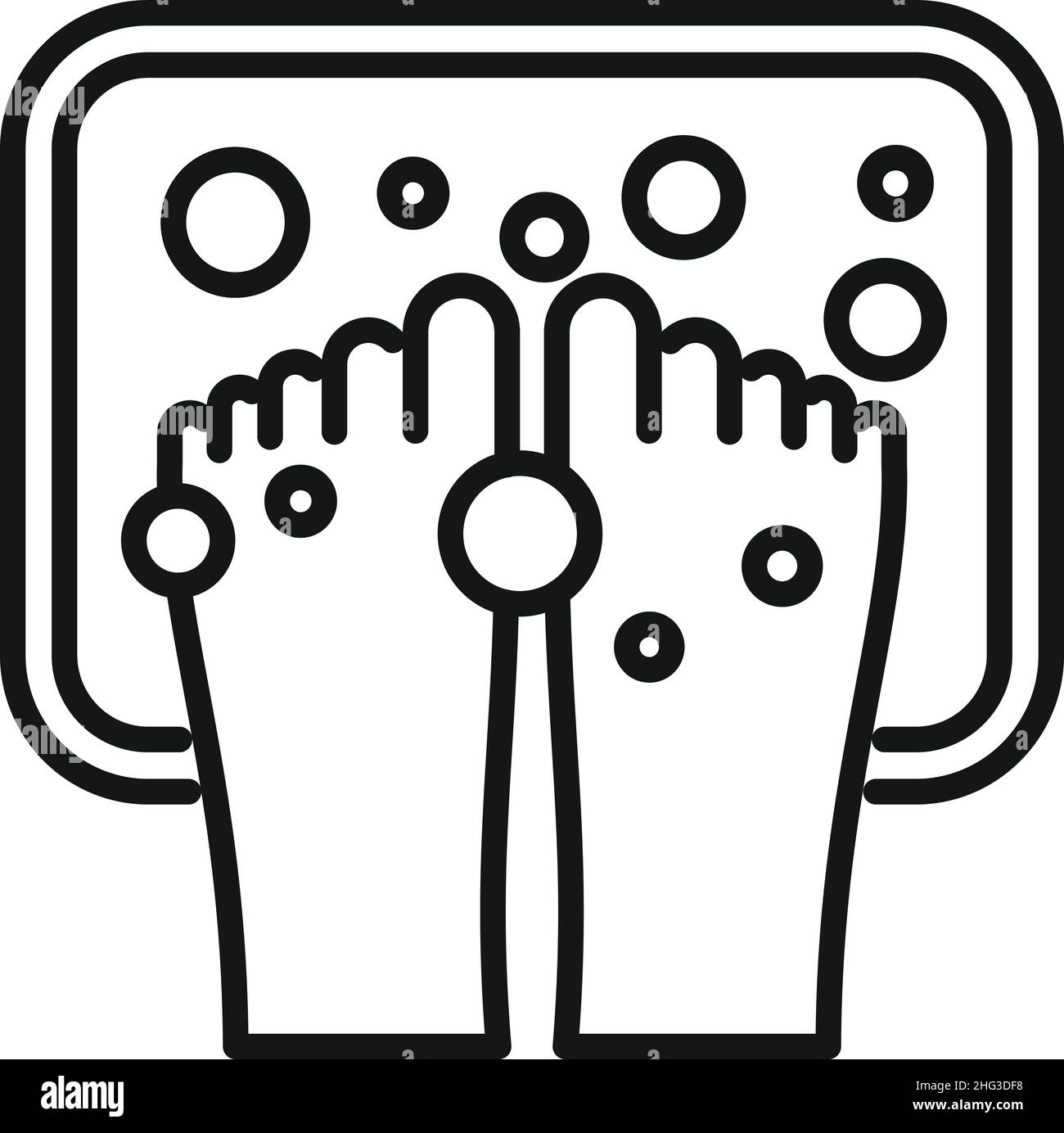 Footbath black and white stock photos images