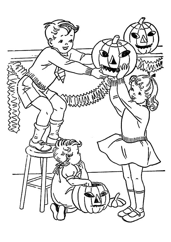 Free printable halloween coloring pages for kids