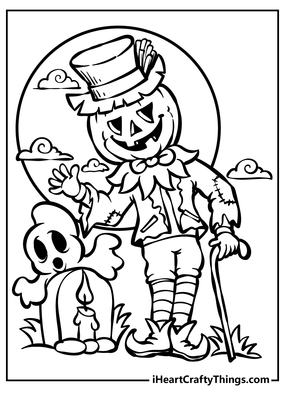 Halloween coloring pages free printables