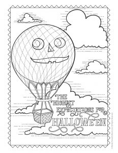 Halloween adult coloring pages woo jr kids activities childrens publishing