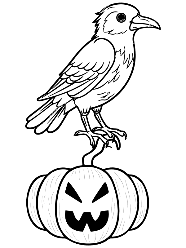 Vintage halloween coloring pages printable for free download