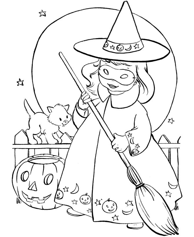 October coloring pages