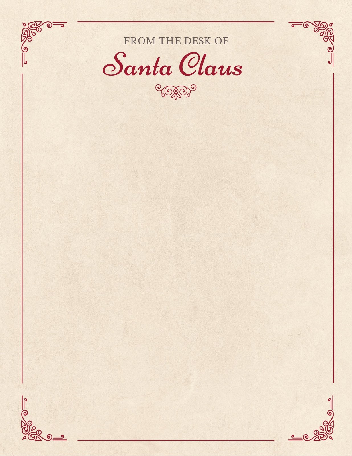 Free printable santa letter templates you can customize