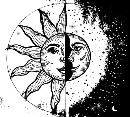 Adult coloring pages sun moon stock illustrations cliparts and royalty free adult coloring pages sun moon vectors