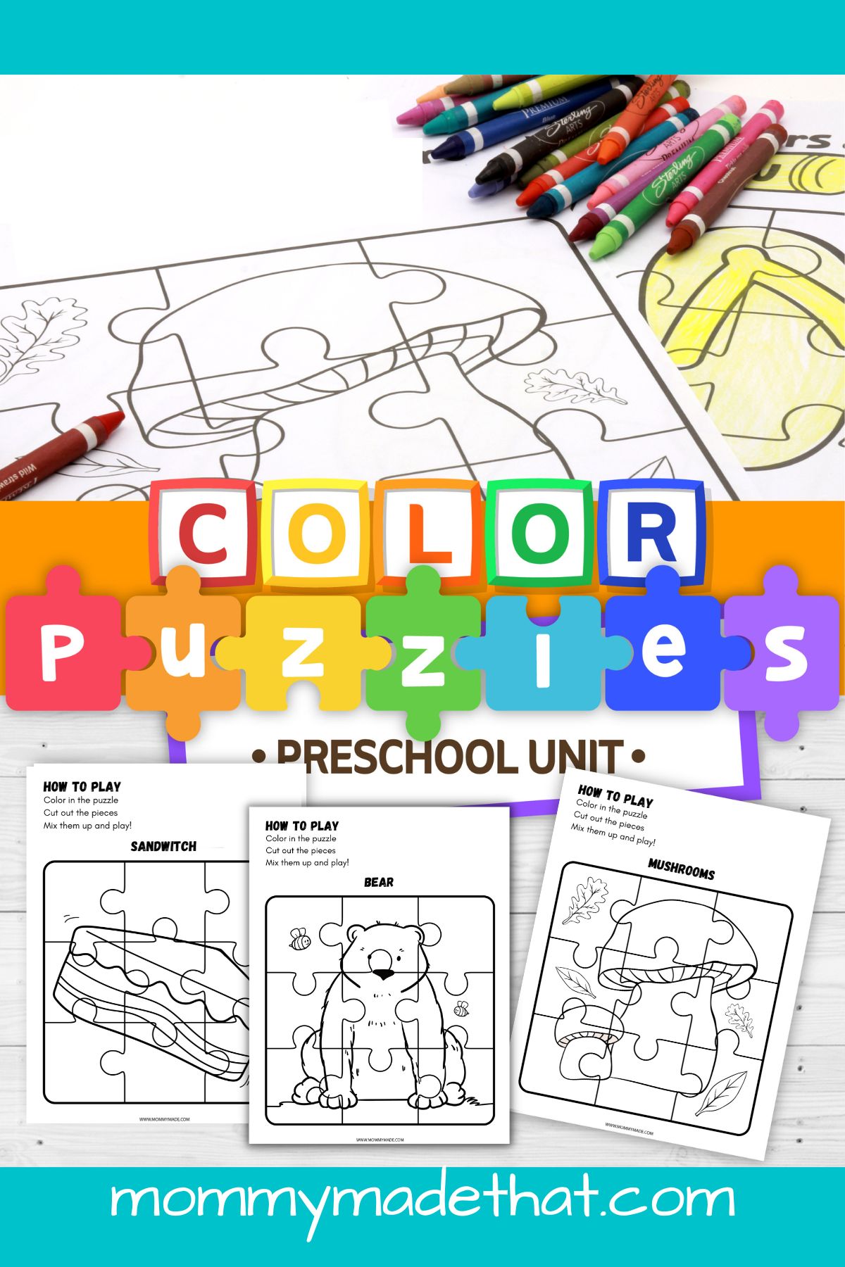 Coloring puzzles free printable puzzle coloring pages