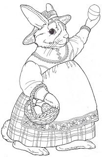 Inkspired musings do the bunny hop bunny coloring pages easter coloring pages coloring books