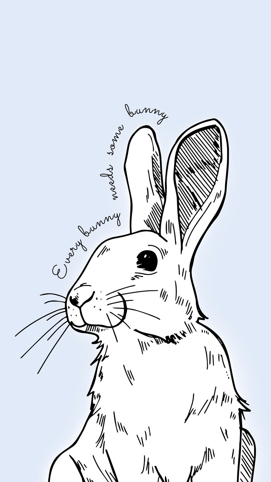 Free and customizable bunny templates