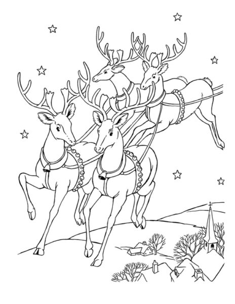 Free christmas coloring pages