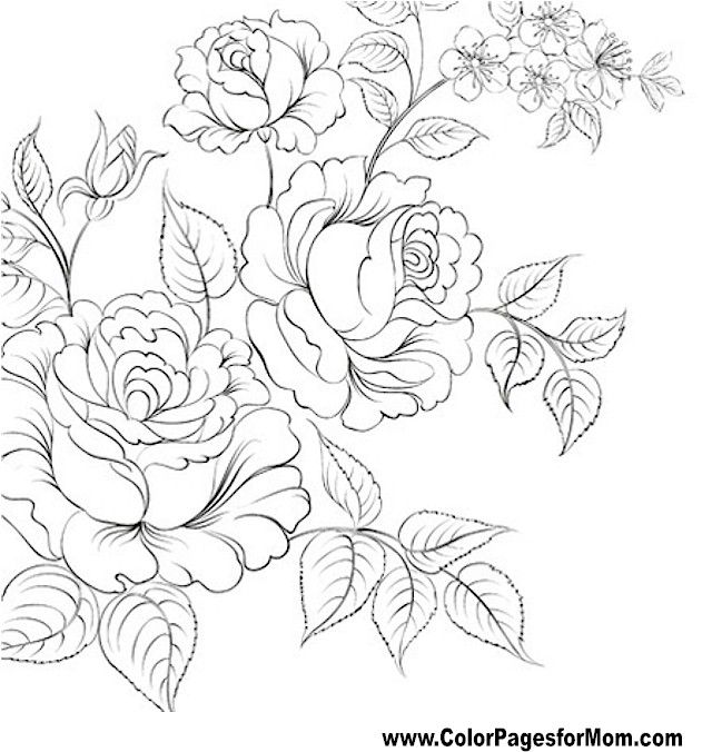 Flower coloring pages flower drawing wedding coloring pages