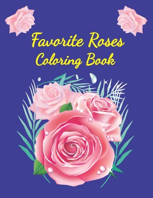 Favorite roses coloring book vintage orchids rose flower coloring book large print paperback newtown bookshop