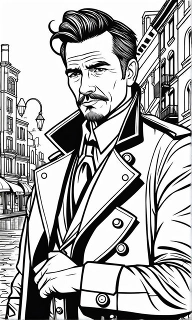 Vintage ic style drawings