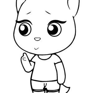 Talking angela coloring pages printable for free download