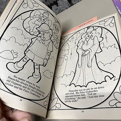 Lot of color me fairy tales hansel and gretel coloring book vintage s