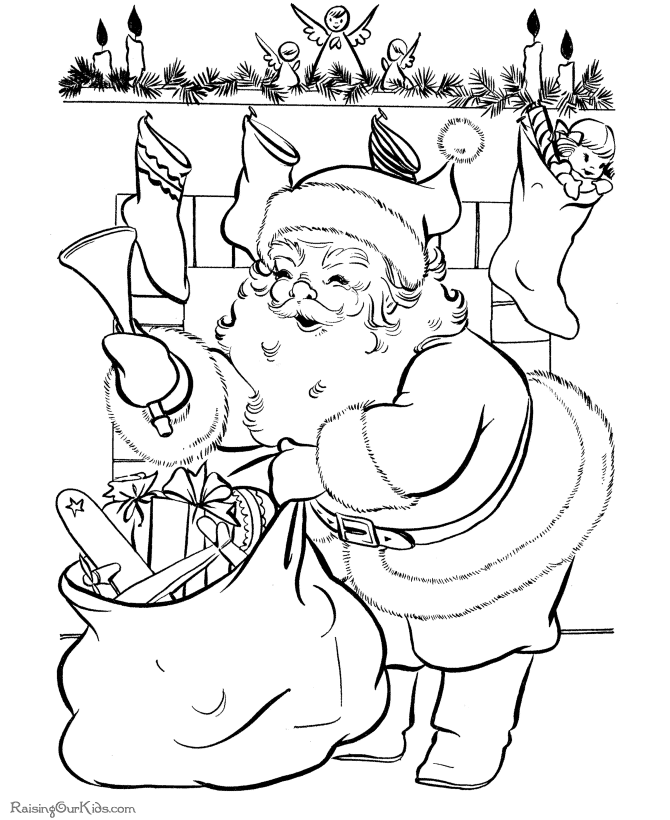 Santa delivers