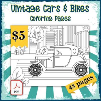 Vintage cars coloring pages printable coloring sheets x
