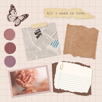 Vintage scrapbook images