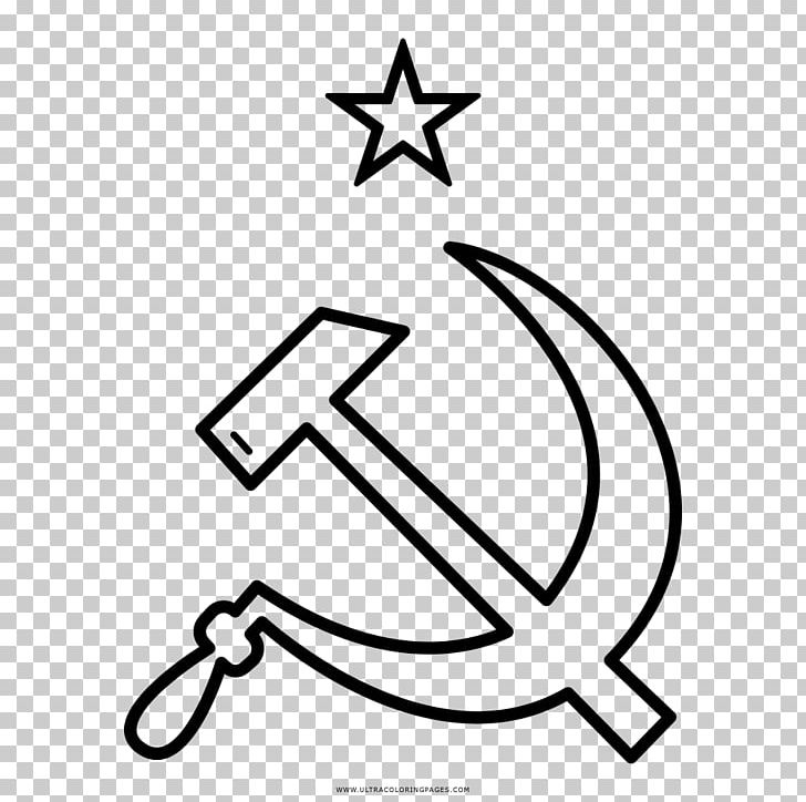 Hammer and sickle png clipart angle area black and white coloring book diagram free png download