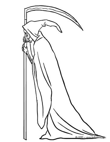 Skeleton coloring pages