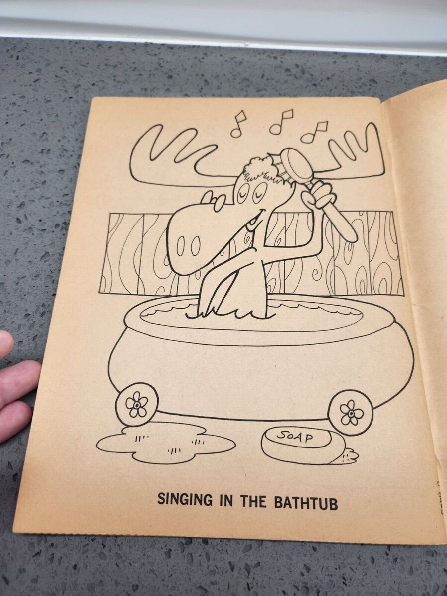 Vintage coloring book s jolly antique colored page c original price