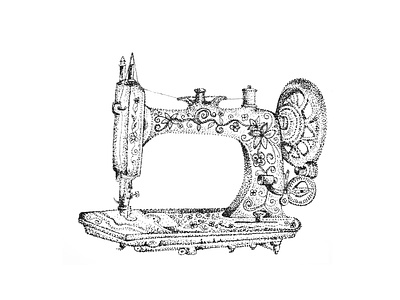 Vintage singer sewing machine