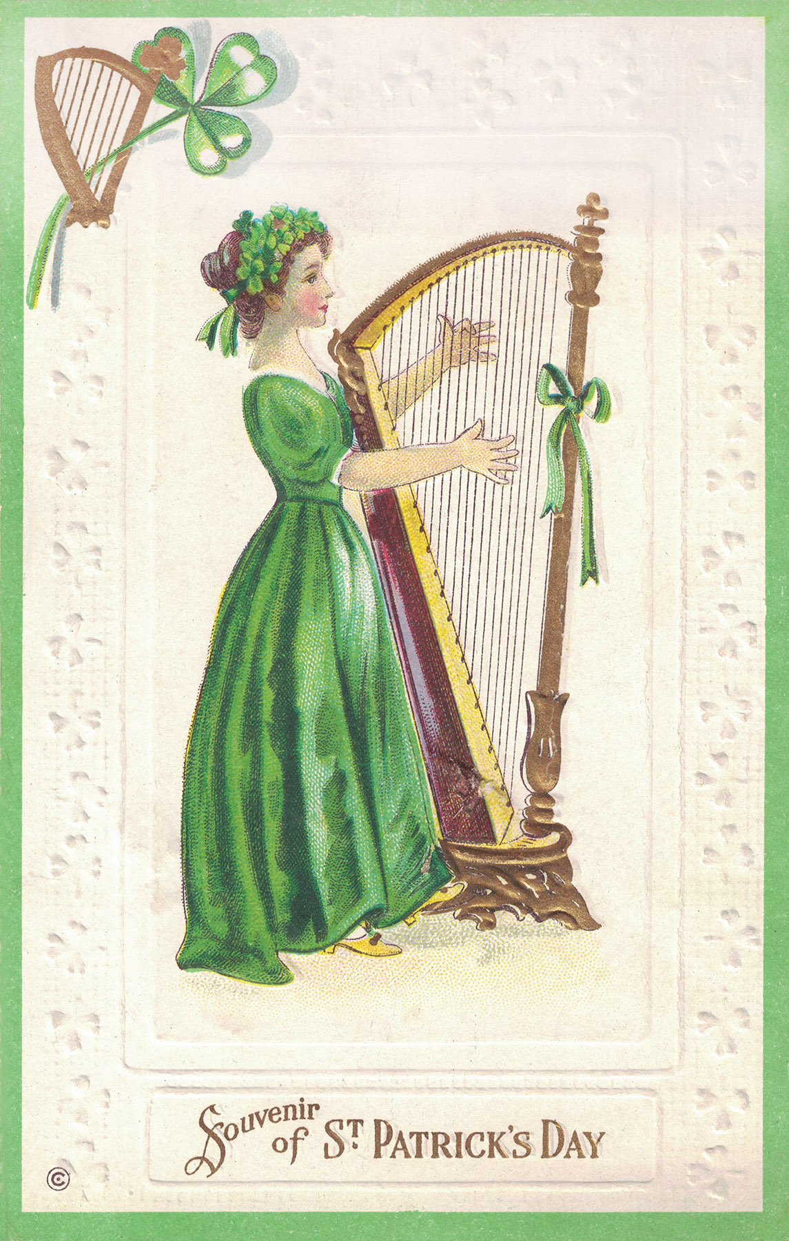 Free printable vintage st patricks day postcards