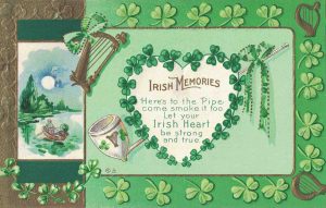 Free printable vintage st patricks day postcards