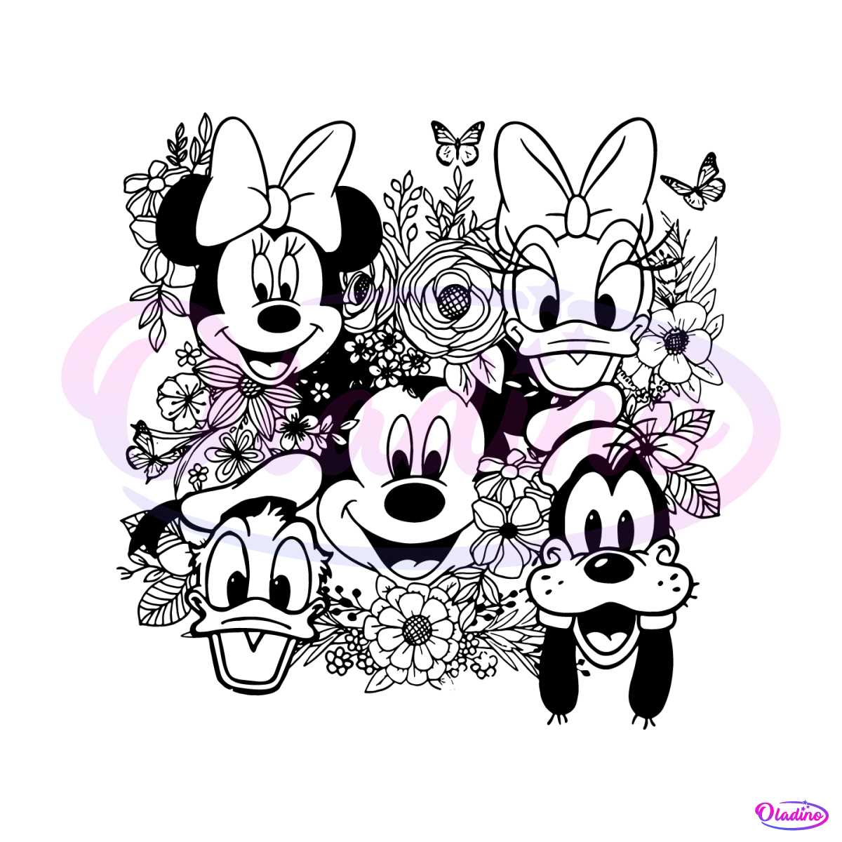 Vintage disney epcot flower garden festival svg digital file