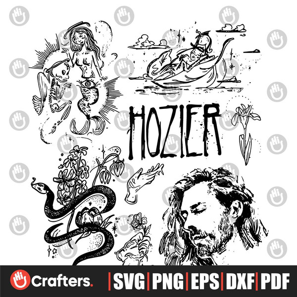 Vintage hozier unreal unearth tour svg digital file