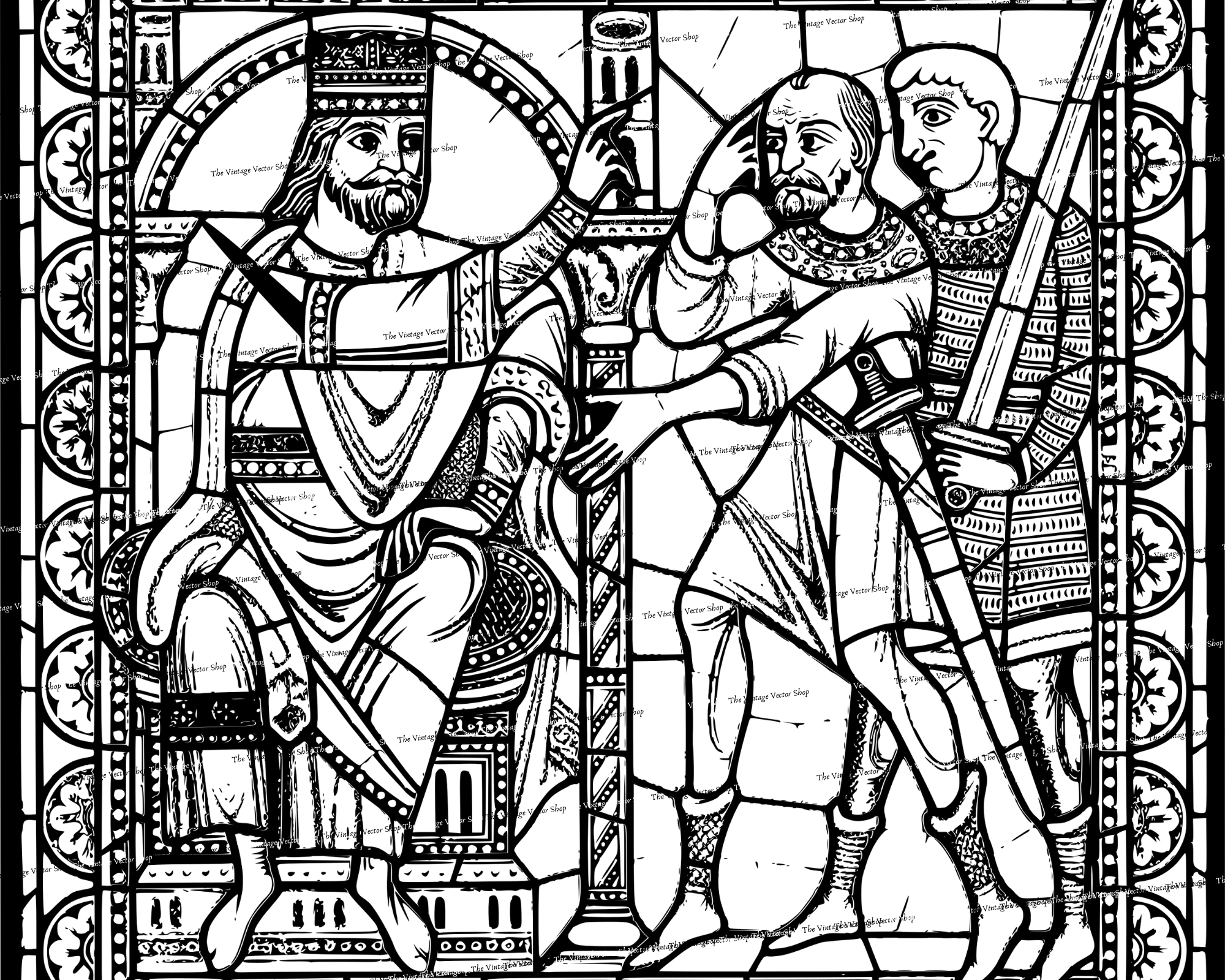 From cathedral stained glass to svg me digital rart