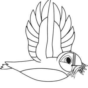 Puffin rock coloring pages printable for free download