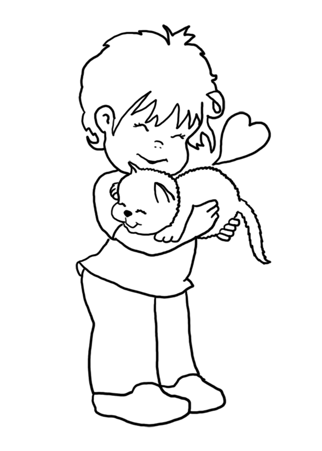 Valentines day coloring pages