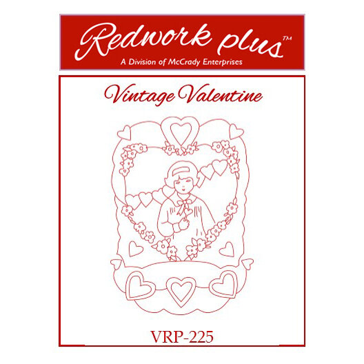 Vintage valentine no pattern â redwork plusscarlet today