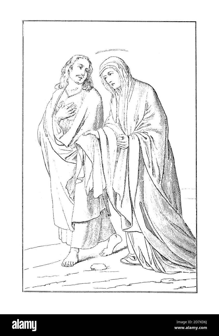 Virgin mary cut out stock images pictures