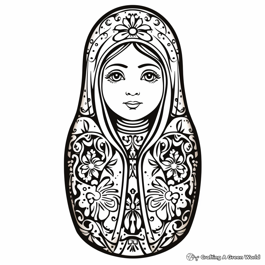 Doll coloring pages