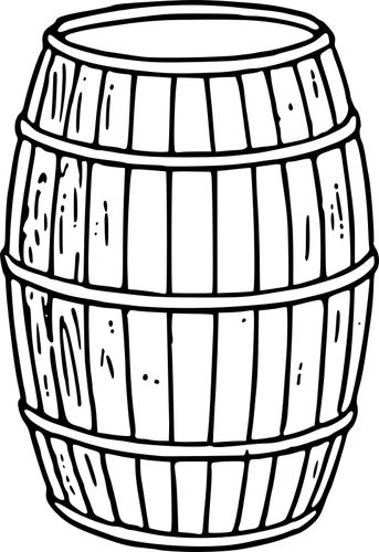 Barrel sketch barrel coloring pictures art drawings simple